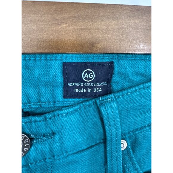 Adriano Goldschmied The Legging Ankle Super Skinny Jeans Turquoise Womens Sz 27 - Picture 4 of 10